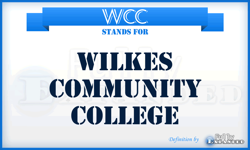 WCC - Wilkes Community College