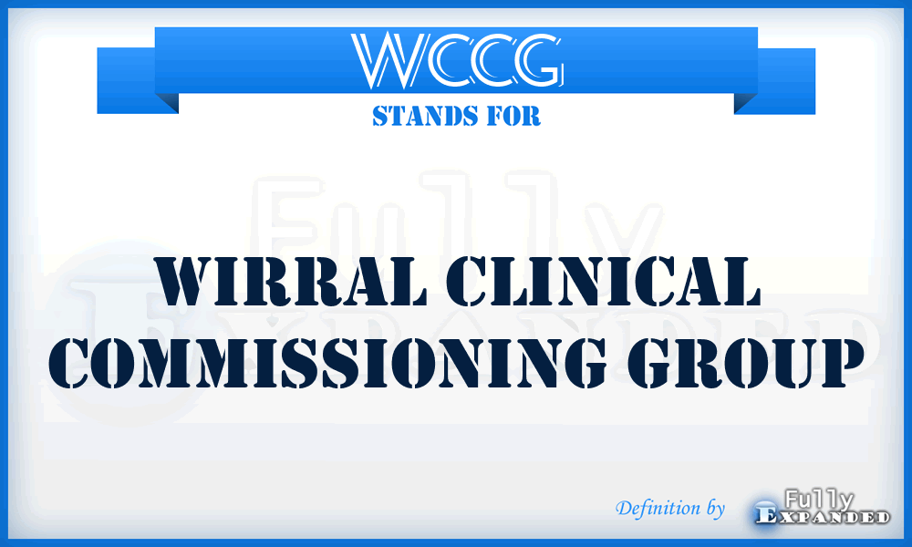 WCCG - Wirral Clinical Commissioning Group