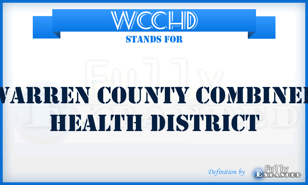 WCCHD - Warren County Combined Health District