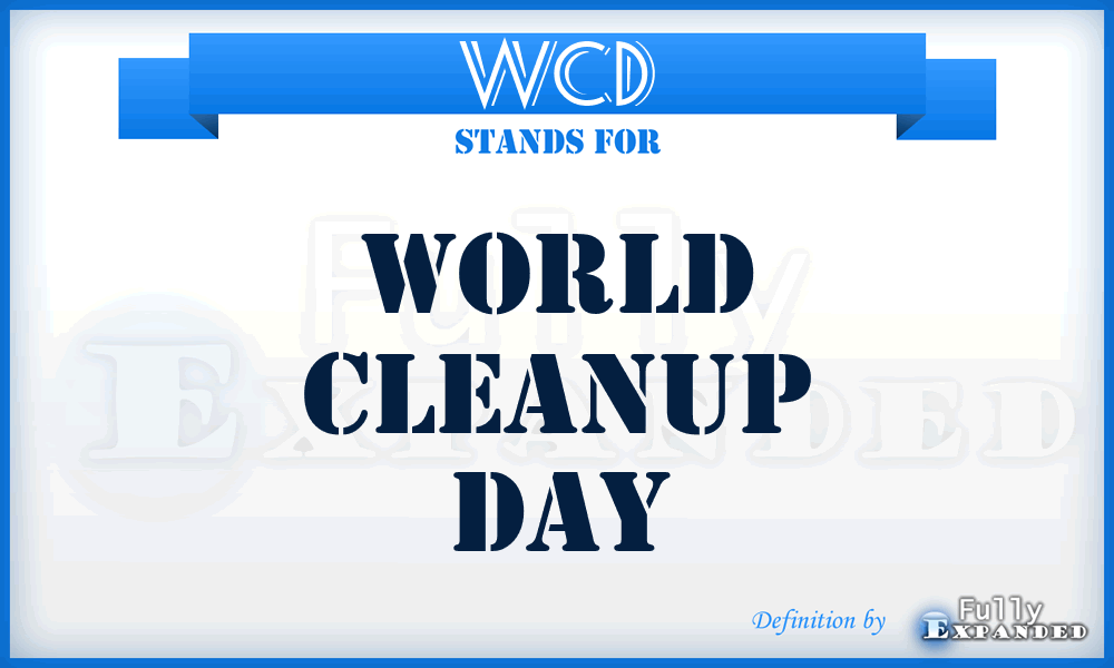 WCD - World Cleanup Day
