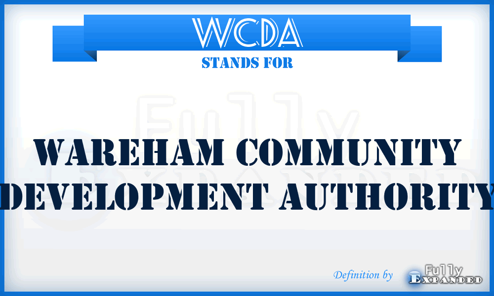 WCDA - Wareham Community Development Authority