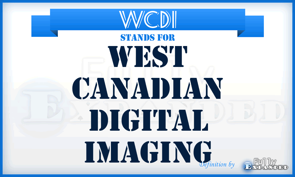 WCDI - West Canadian Digital Imaging