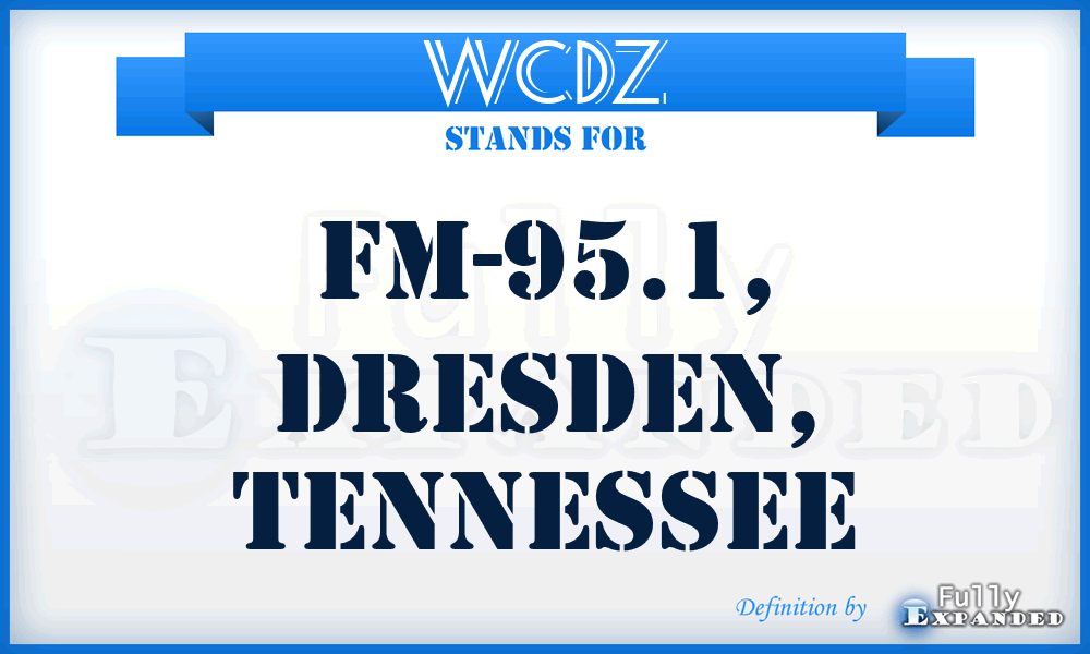 WCDZ - FM-95.1, Dresden, Tennessee