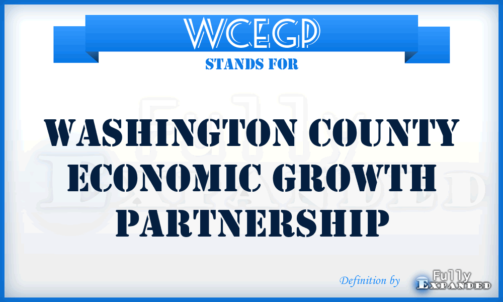 WCEGP - Washington County Economic Growth Partnership