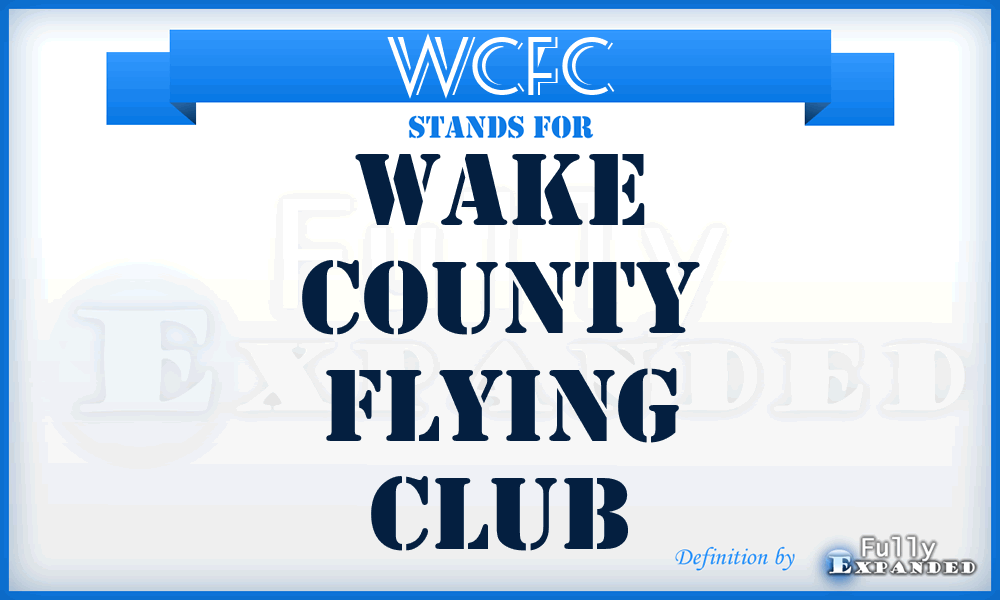 WCFC - Wake County Flying Club