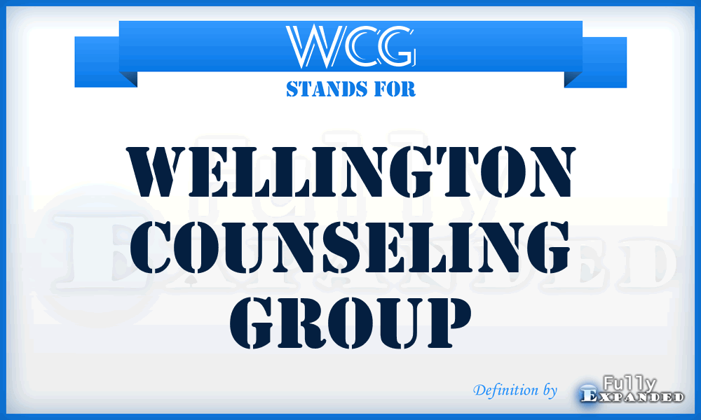 WCG - Wellington Counseling Group