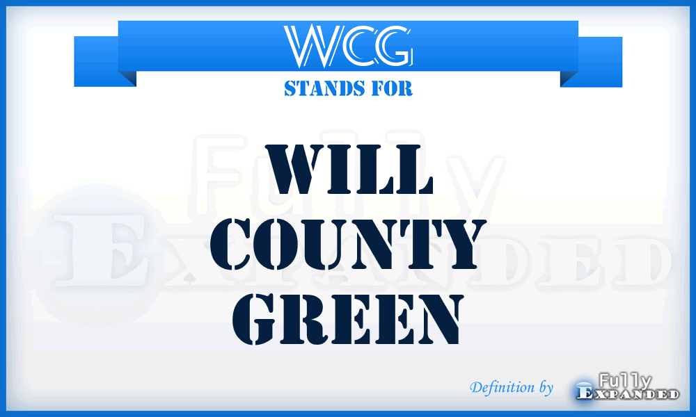 WCG - Will County Green