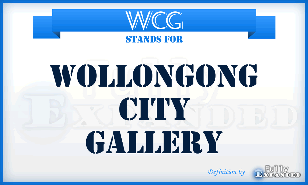 WCG - Wollongong City Gallery