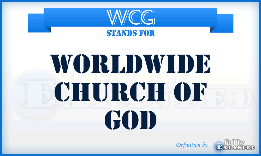 WCG - Worldwide Church of God