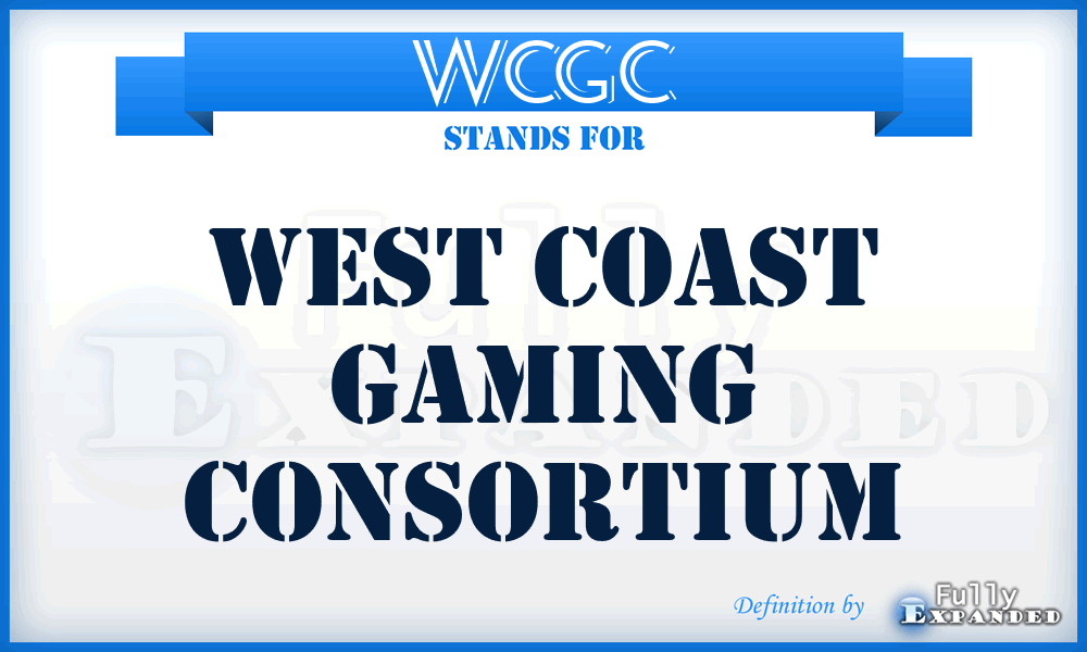 WCGC - West Coast Gaming Consortium