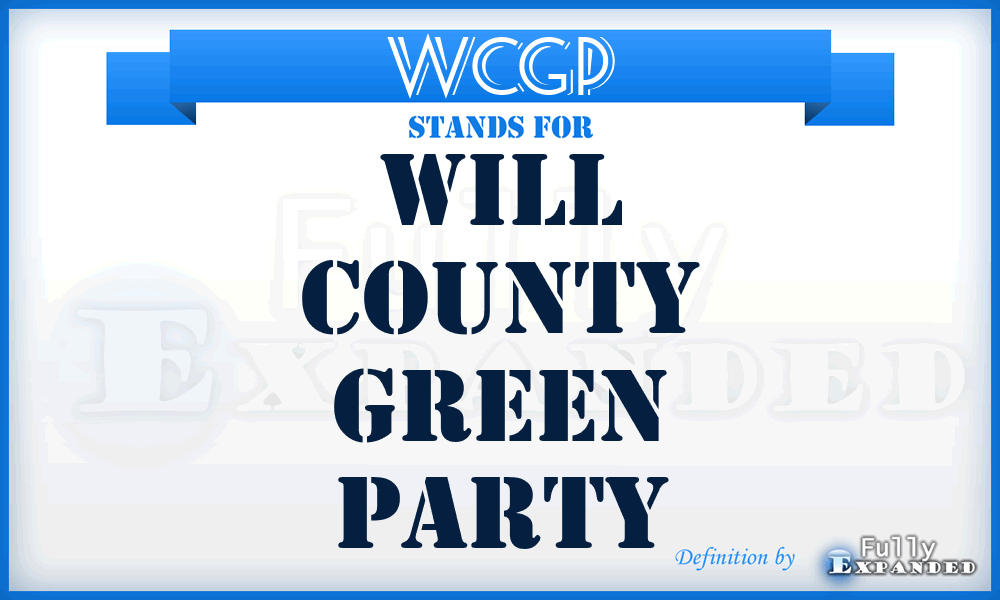 WCGP - Will County Green Party