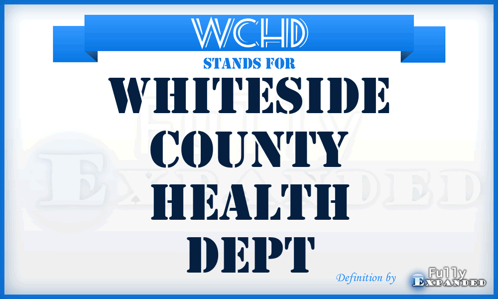 WCHD - Whiteside County Health Dept