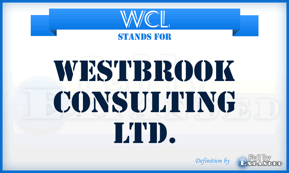 WCL - Westbrook Consulting Ltd.