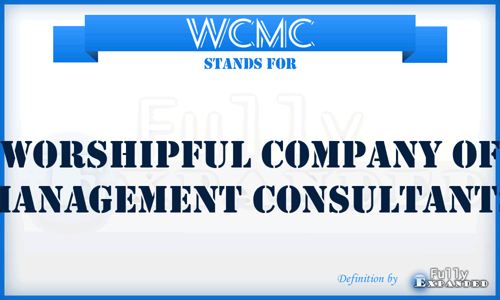 WCMC - Worshipful Company of Management Consultants