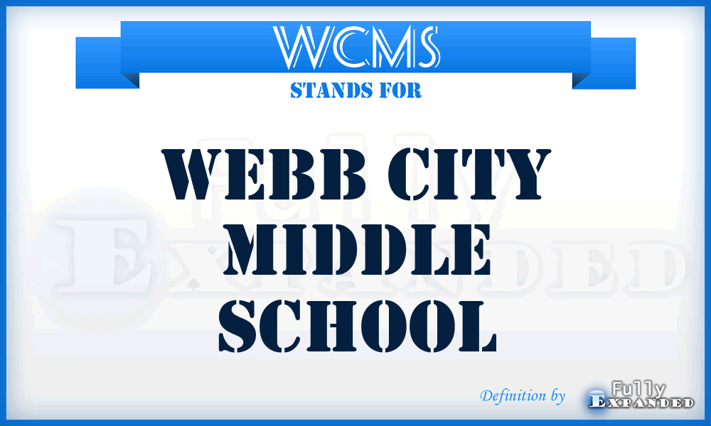 WCMS - Webb City Middle School