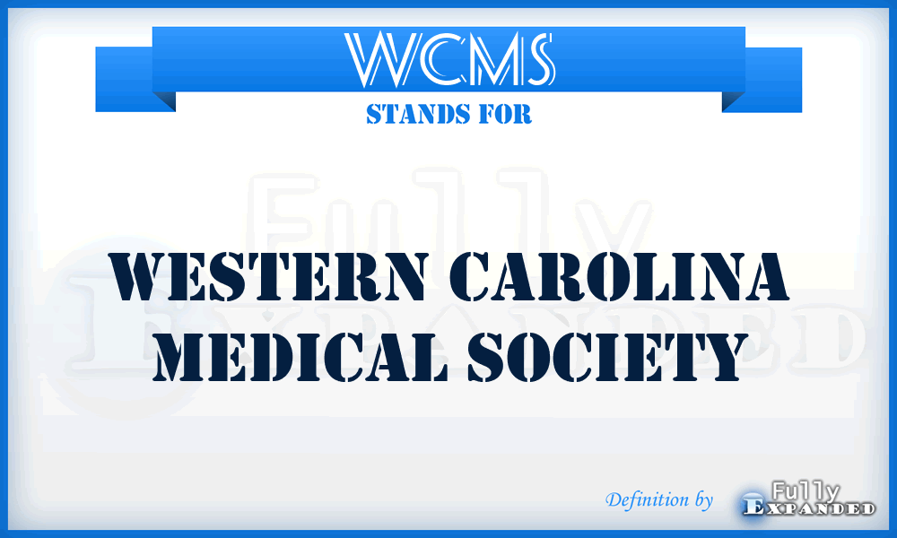 WCMS - Western Carolina Medical Society