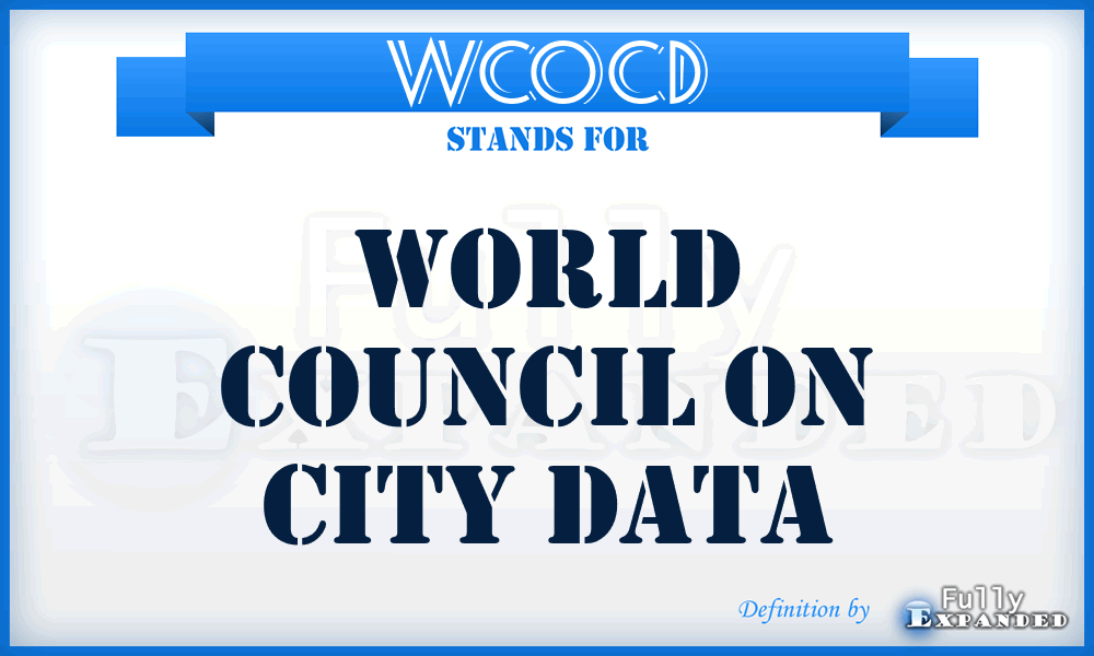 WCOCD - World Council On City Data