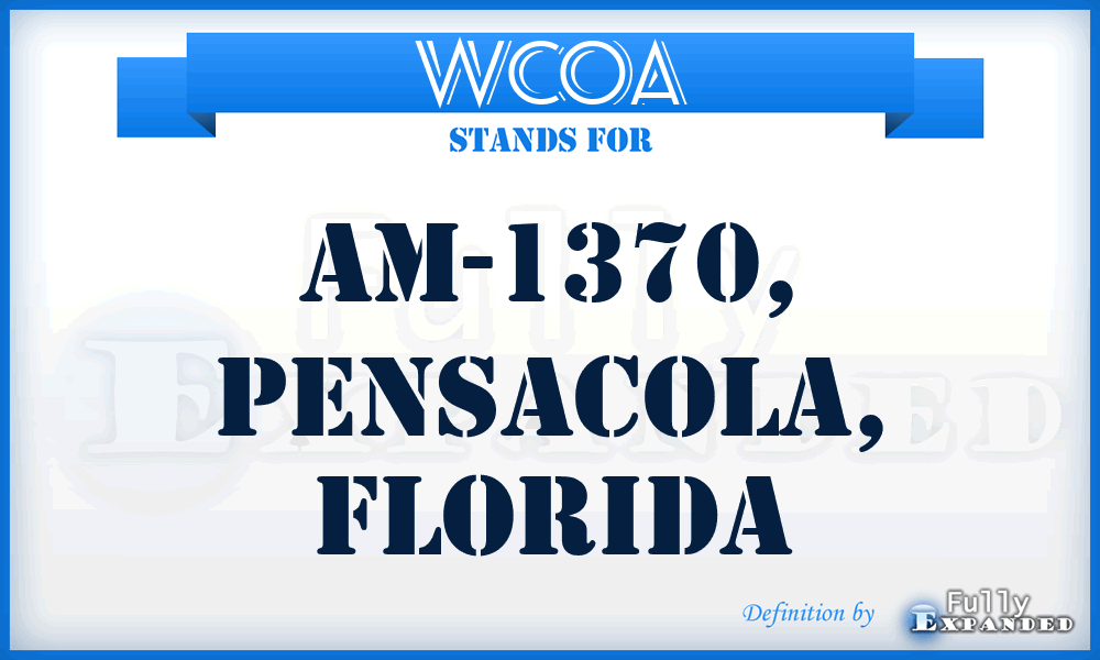 WCOA - AM-1370, Pensacola, Florida