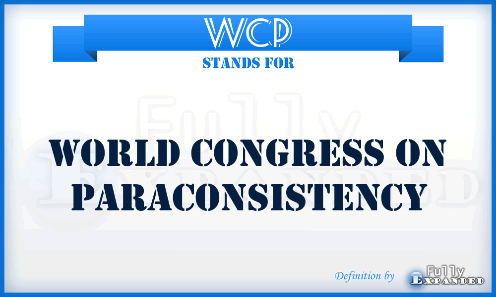 WCP - World Congress on Paraconsistency