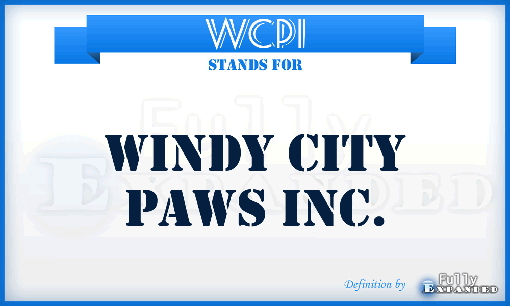 WCPI - Windy City Paws Inc.