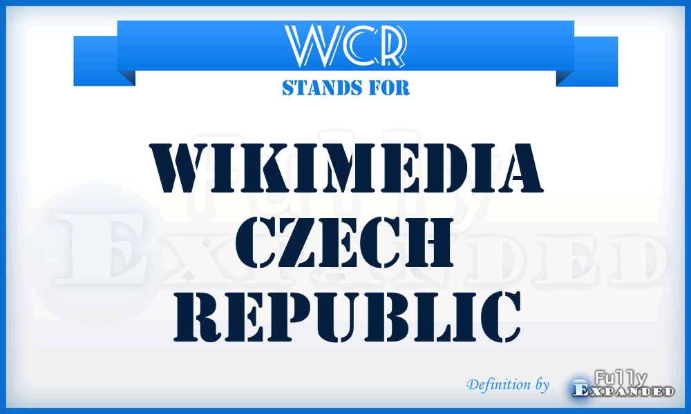 WCR - Wikimedia Czech Republic