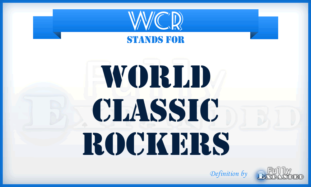 WCR - World Classic Rockers