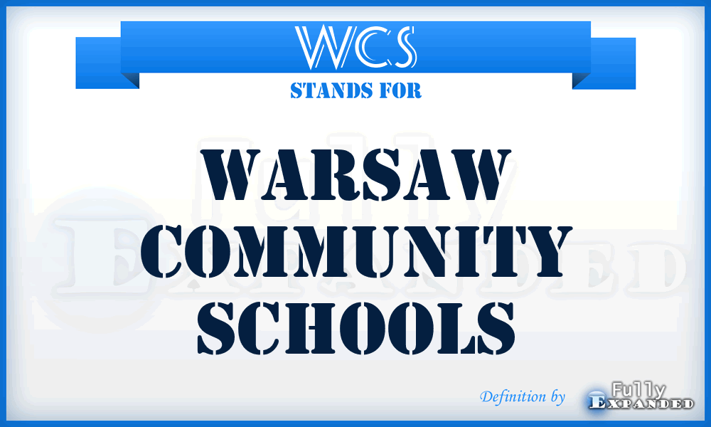 WCS - Warsaw Community Schools