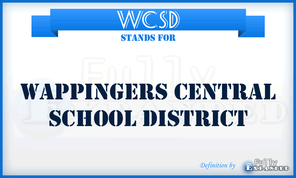 WCSD - Wappingers Central School District