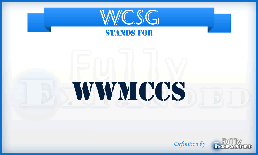 WCSG - WWMCCS