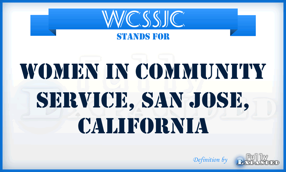 WCSSJC - Women in Community Service, San Jose, California