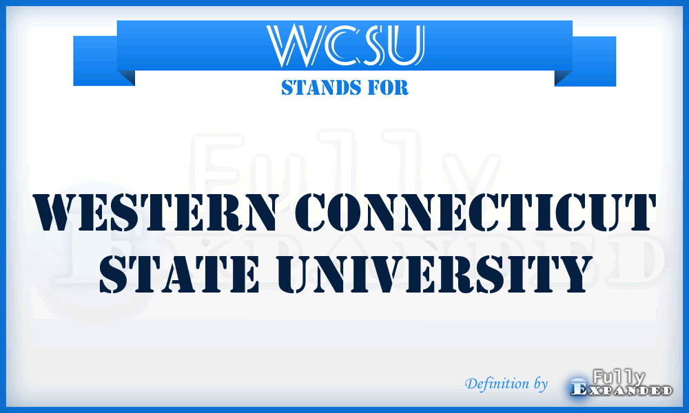 WCSU - Western Connecticut State University