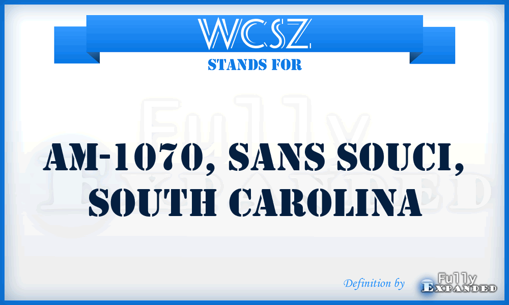 WCSZ - AM-1070, Sans Souci, South Carolina