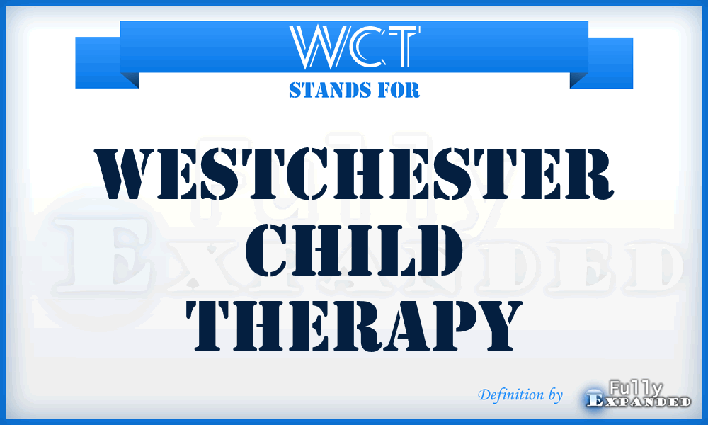 WCT - Westchester Child Therapy