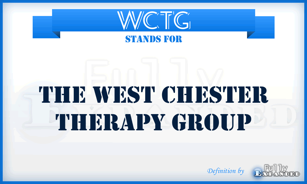 WCTG - The West Chester Therapy Group