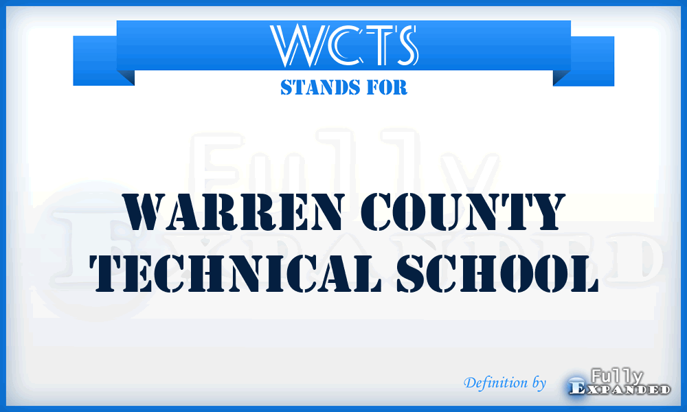 WCTS - Warren County Technical School