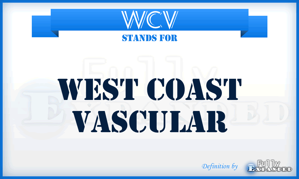 WCV - West Coast Vascular