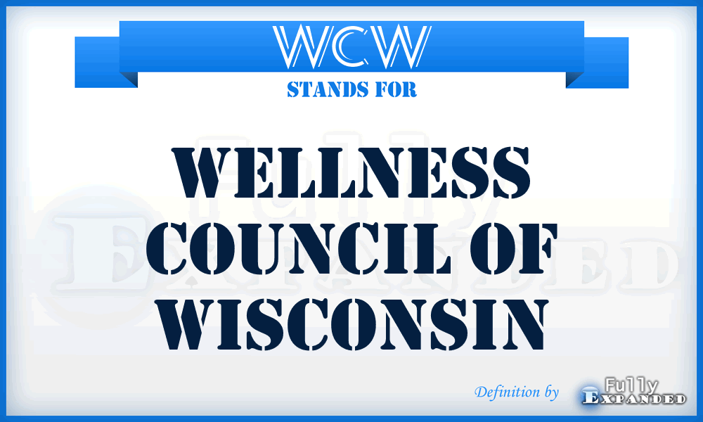 WCW - Wellness Council of Wisconsin