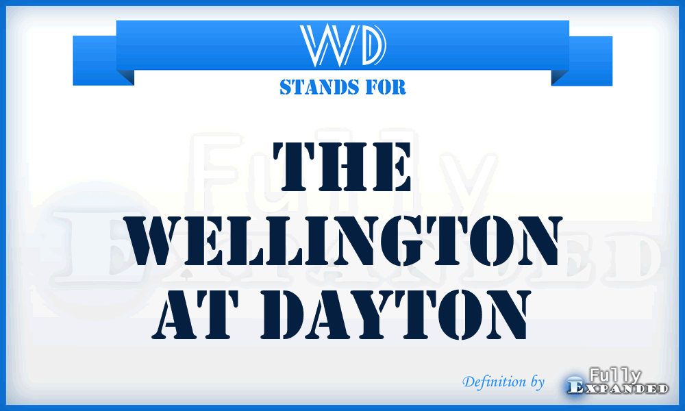 WD - The Wellington at Dayton