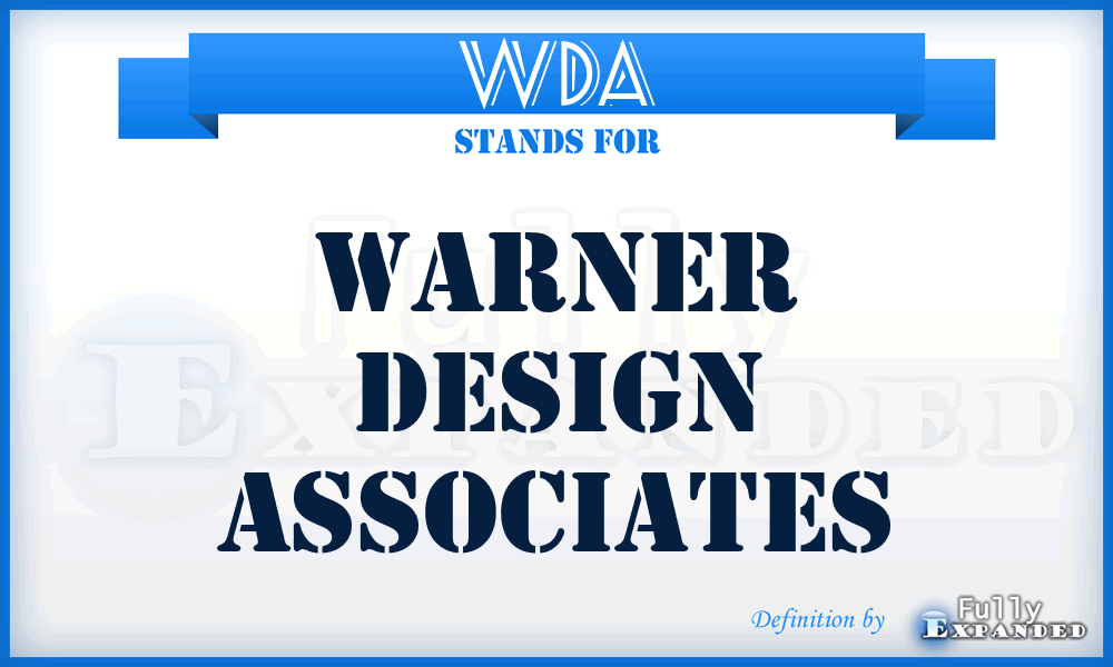 WDA - Warner Design Associates