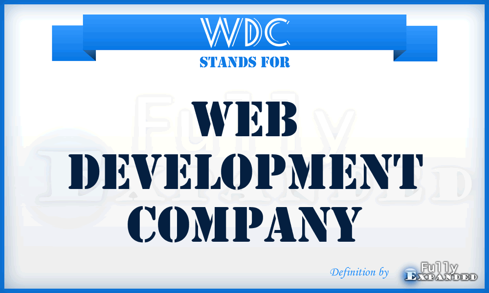 WDC - Web Development Company