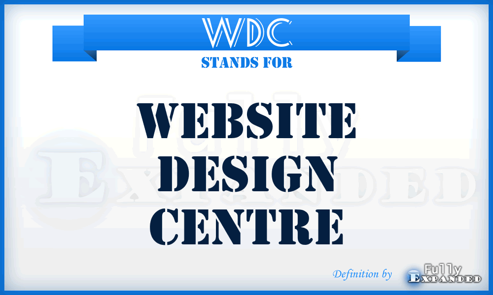 WDC - Website Design Centre