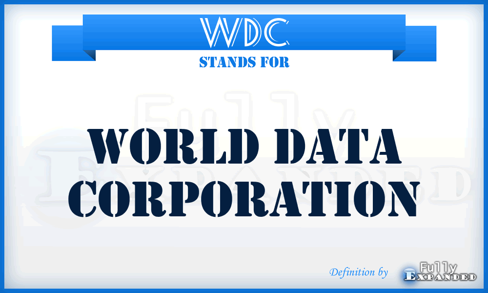 WDC - World Data Corporation