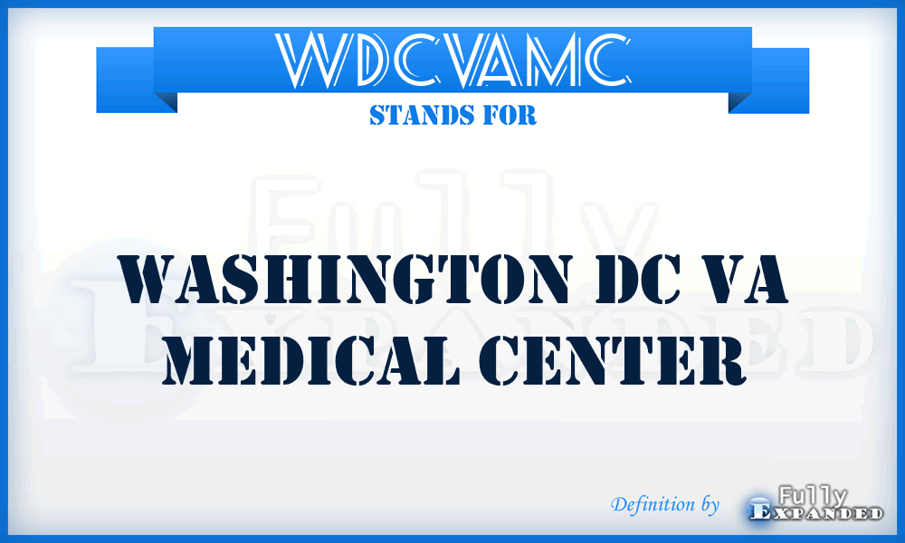 WDCVAMC - Washington DC VA Medical Center