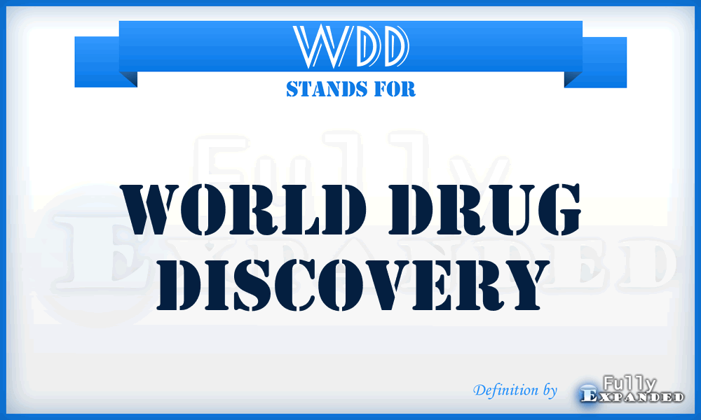 WDD - World Drug Discovery