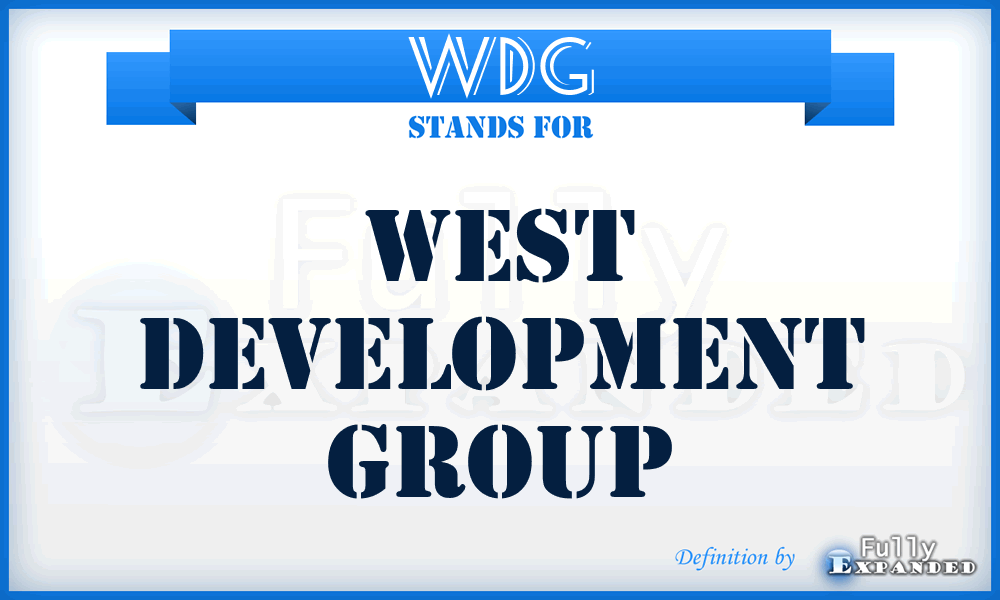WDG - West Development Group