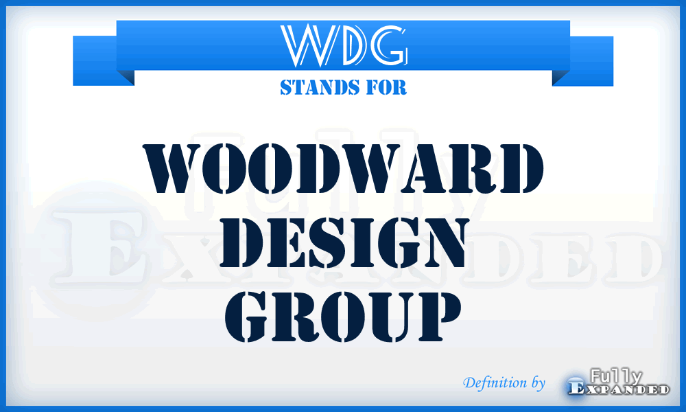 WDG - Woodward Design Group