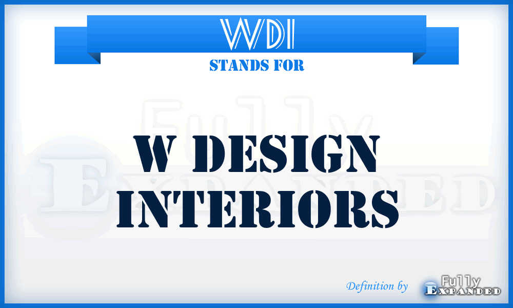 WDI - W Design Interiors