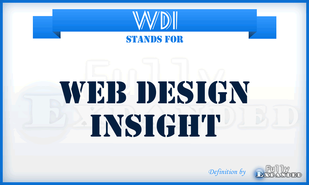 WDI - Web Design Insight