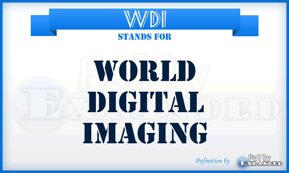 WDI - World Digital Imaging