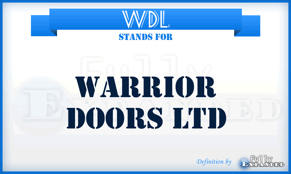 WDL - Warrior Doors Ltd